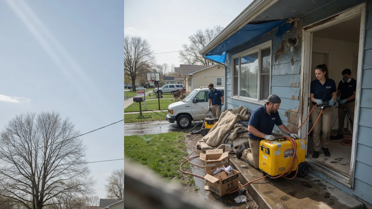 Basement Flood Cleanup in Hosmer, SD near me
